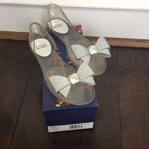 Stuart Weitzman Gemini Clear Jelly Sz 7